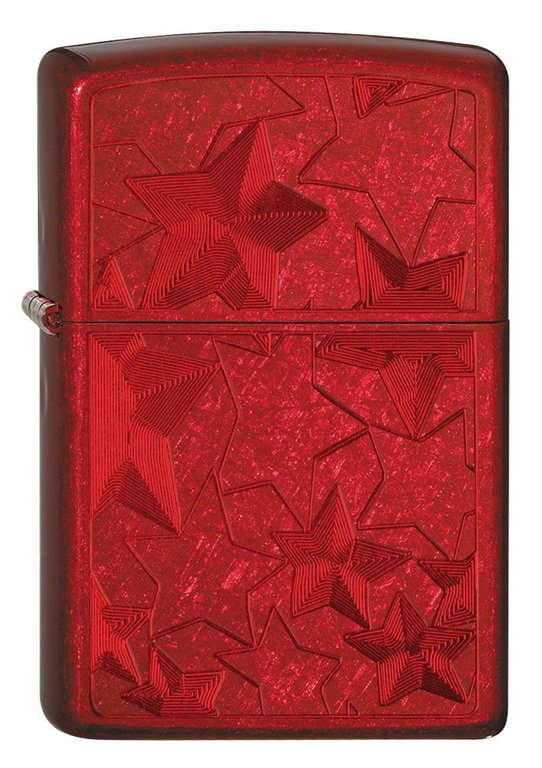 ZIPPO Candy Apple Red Iced Stars