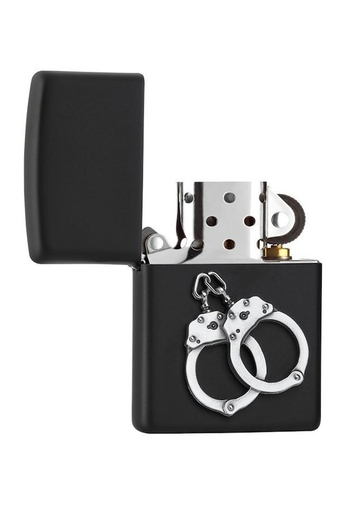 Zippo Handcuffs Emblem, Handschellen